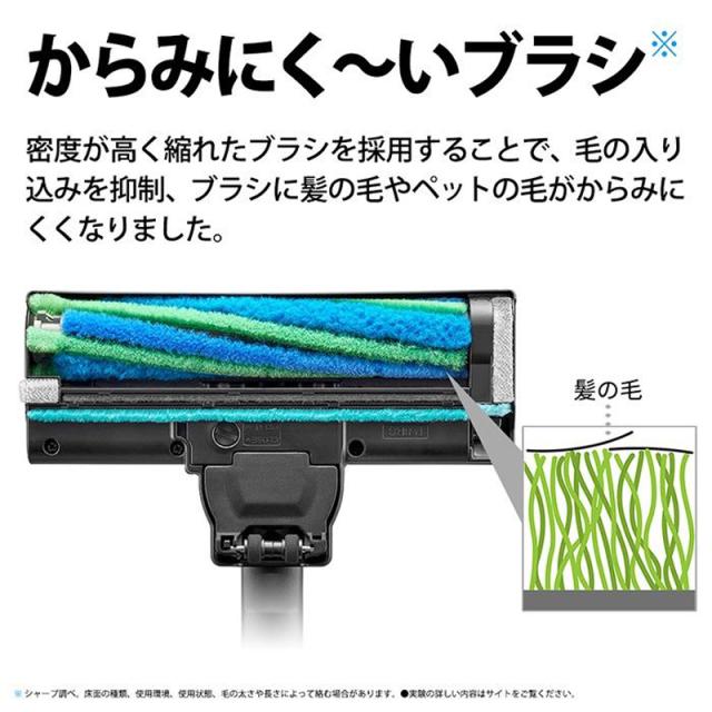 SHARP シャープ ■EC-PR10-Bコードレススティック掃除機「RACTIVE Airpower(ラクティブ エア)」ブラック系