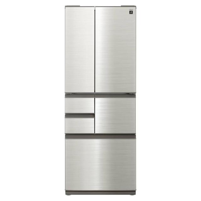 SHARP シャープ 【まごころ配送】【標準配送設置無料】SJ-SF50P-Sプラズマクラスター搭載フレンチドア冷蔵庫【502L】 SHARP シャープ 【まごころ配送】【標準配送設置無料】SJ-SF50P-S