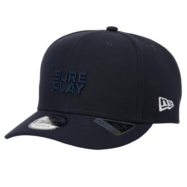 NEW ERA ニューエラ 9FIFTY プレカーブ シュアプレイ×ニューエラ キャップ 【ネイビー】【フリー】 SBUNE6