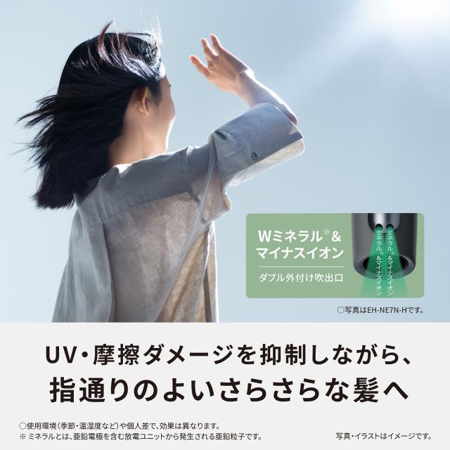 Panasonic パナソニック EH-NE7N-H(ダークグレー)　ヘアードライヤー イオニティ_6