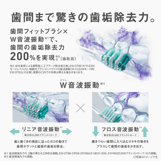 Panasonic パナソニック EW-DP38-K(ブラック) ドルツプレミアム W音波