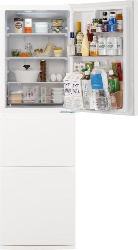 【5年間延長保証込】Panasonic パナソニック 冷蔵庫 3ドア 右開き 284L コンパクトタイプ 野菜室が真ん中 NR-C28BC3 W 「エリア限定配送」_16