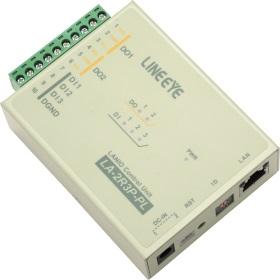 LINE EYE ラインアイ LAN接続型デジタルIOユニット リレー(1c接点)2出力/ドライ接点3入力 微小負荷電流対応モデル LA-2R3P-PL(G)