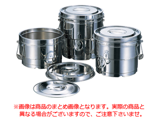 AKAGAWA 赤川入れもの製造所 18-8段付二重汁食缶ゼムクリップ無14L