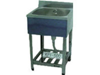 azuma/東製作所 【代引不可】一槽シンク(ホース付) 500×450×800 KP1-500