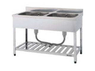 azuma/東製作所 【代引不可】二槽シンク(ホース付) 900×600×800 HP2-900 52,895円