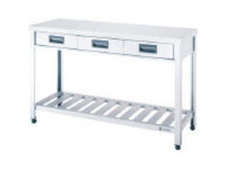 azuma/東製作所 【代引不可】片面引出し付作業台スノコ板付 900×450×800 KTO-900