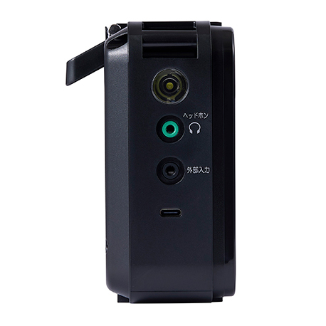 TOSHIBA 東芝 AX-SHR70(K)黒いこと LEDともし火付き添い人介護ホームラジオ受信機