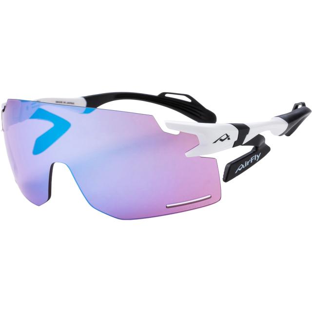 Airfly エアフライ 【レディース】鼻パッドがないスポーツサングラス 非調光レンズ装着モデル AF-301 C-2BK