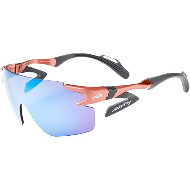 Airfly エアフライ 【レディース】鼻パッドがないスポーツサングラス ワイドプロテクトレンズ装着 AF-302 C-4WP
