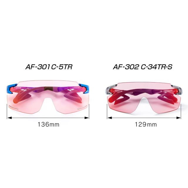 Airfly エアフライ 【レディース】鼻パッドがないスポーツサングラス トレイル防曇加工ワイドプロテクトレンズ装着_2