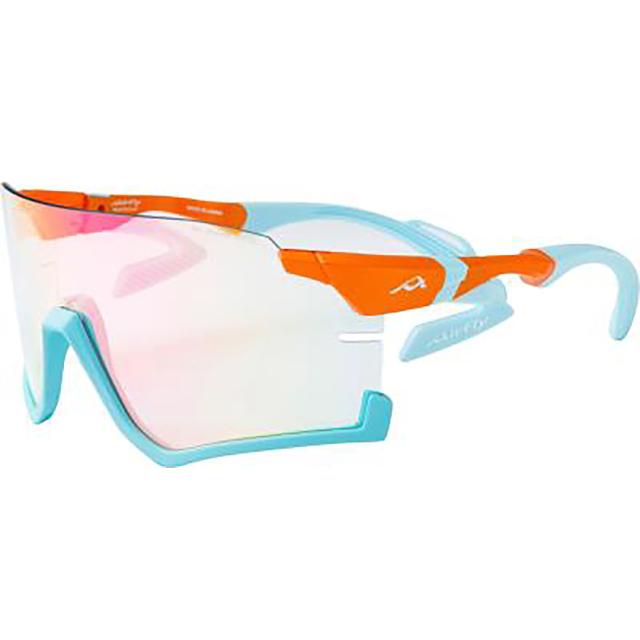 Airfly エアフライ 【ユニセックス】鼻パッドがないスポーツサングラス 調光パープルミラーレンズ装着 AF-306 C-4RE