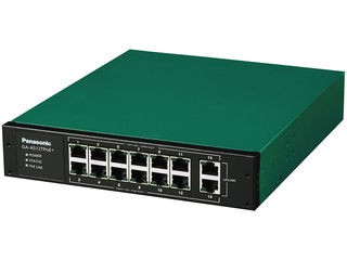 パナソニックLSネットワークス PoE給電スイッチングハブ GA-AS12TPoE+ PN25128