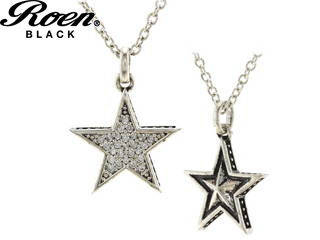 Roen BLACK/ロエンブラック RoenBLACK 【リバーシブル】スター ペンダント ネックレス 【シルバーカラー】【星】 RO-601の通販は 7,273円