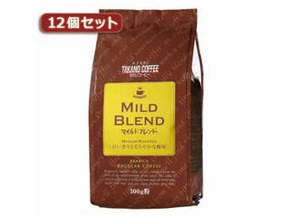麻布タカノ 【取扱不可】タカノコーヒー マイルドブレンド12個セット AZB0918X12