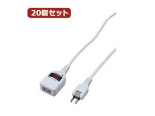 YAZAWA YAZAWA 【20個セット】 ノイズフィルター集中スイッチ付タップ Y02BKNS112WHX20