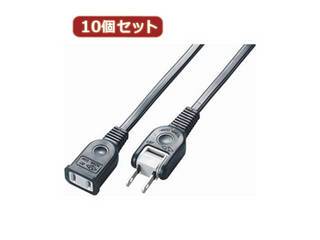 YAZAWA YAZAWA 【10個セット】耐トラ付延長コード  Y02101BKX10