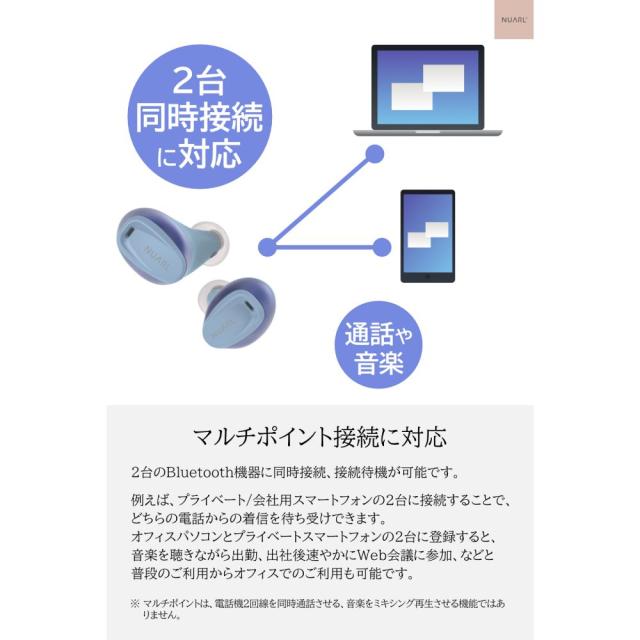 NUARL ヌアール N6LITE-NV N6 Lite EARBUDS 完全ワイヤレスイヤホン N6LITE-NV ネイビー_7