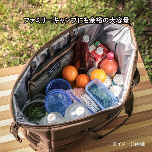 TENT FACTORY テントファクトリー ソフトクーラーバッグ ボクシー 36L ブラウン TFOFBXY36_5