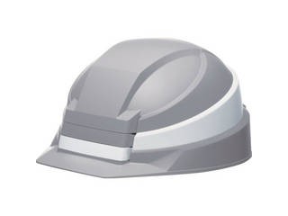 DICプラスチック 折りたたみヘルメット IZANO2 グレー/ホワイトライン KP IZANO2 AA21-GY/W KPの通販は