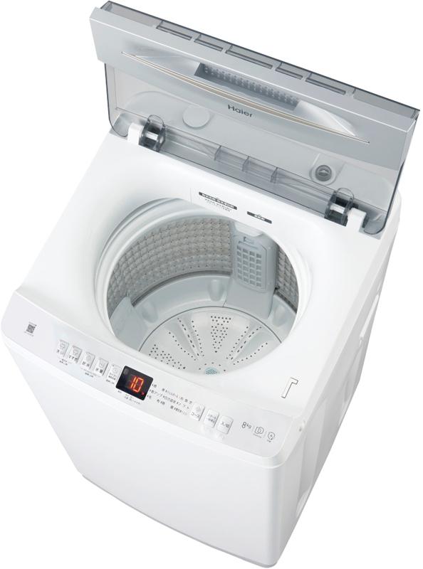 Haier ハイアール 【Bエリア限定配送】JW-UD80A-W(ホワイト)全自動洗濯機【8.0kg】