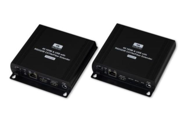 ラウンド KVMエクステンダー(HDMI/USB、4K対応) HKM01TR