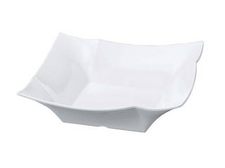 WAKAIZUMI 若泉漆器 ニューホワイト　四方折紙角鉢