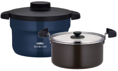THERMOS サーモス KBJ-3002-NVY(ネイビー)　真空保温調理器シャトルシェフ 2.8L(3〜5人用)
