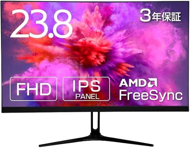 WIS ウィズ AX-MT238 ブラック 23.8インチFHDモニター