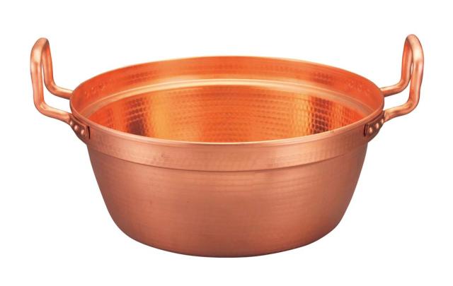 MARUSHIN 丸新銅器 銅 段付鍋 錫引きなし 30cm