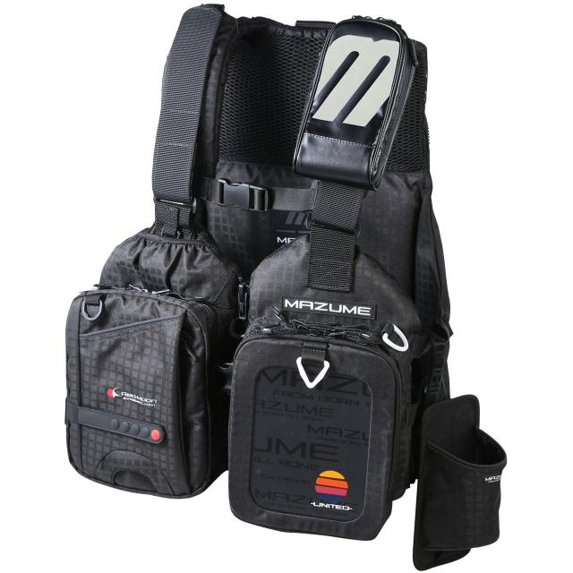 mazume マズメ レッドムーンライフジャケットIX 【ブラック】 MZLJ-827