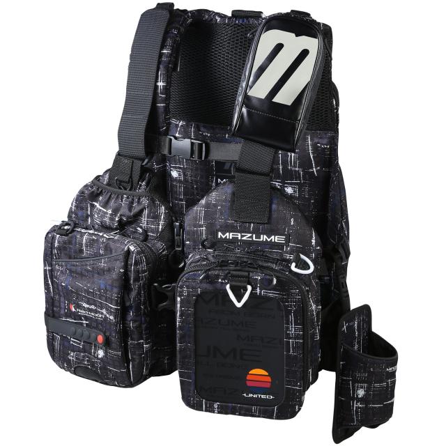 mazume マズメ レッドムーンライフジャケットIXカモ 【ブラックカスリ】 MZLJ-828