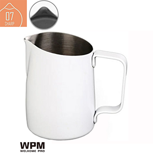 WPM HC7107W WPM ミルクピッチャー シャープスパウト 450ml 白の通販はコーヒーメーカー