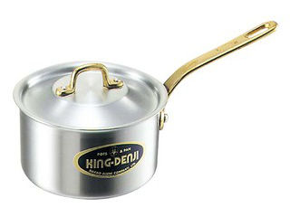 NAKAO 中尾アルミ製作所 キングデンジ　深型片手鍋（目盛付）２７cm