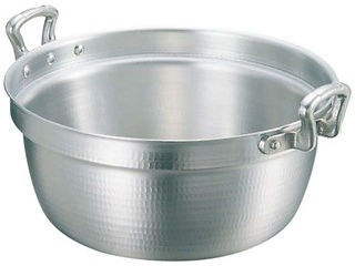 nakao 中尾アルミ製作所 アルミ　キング　打出　料理鍋（目盛付）３６cmの通販は 6,402円