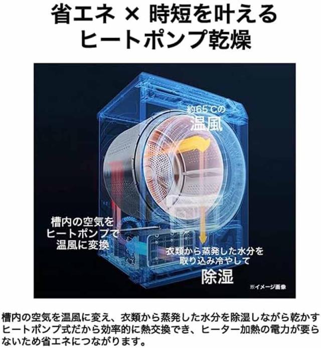 Haier ハイアール 【Bエリア限定配送】JZ-K90A-W(ホワイト)ヒートポンプ式衣類ケア乾燥機「FUWATO」【9.0kg】