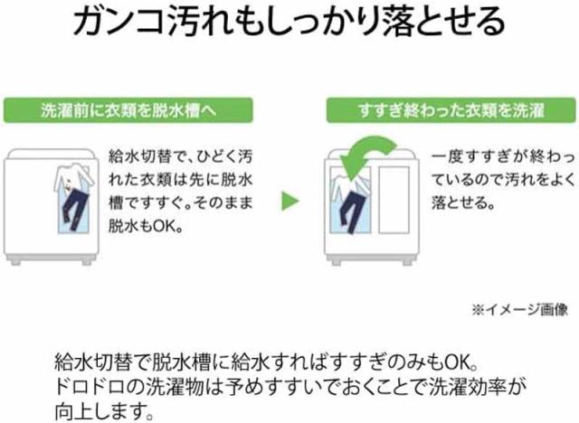 Haier ハイアール 二槽式洗濯機 洗濯5.5脱水5.0kg JW-W55G W ホワイト「Bエリア限定配送」_6