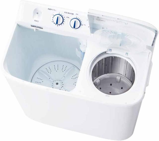 Haier ハイアール 二槽式洗濯機 洗濯5.5脱水5.0kg JW-W55G W ホワイト「Bエリア限定配送」_10