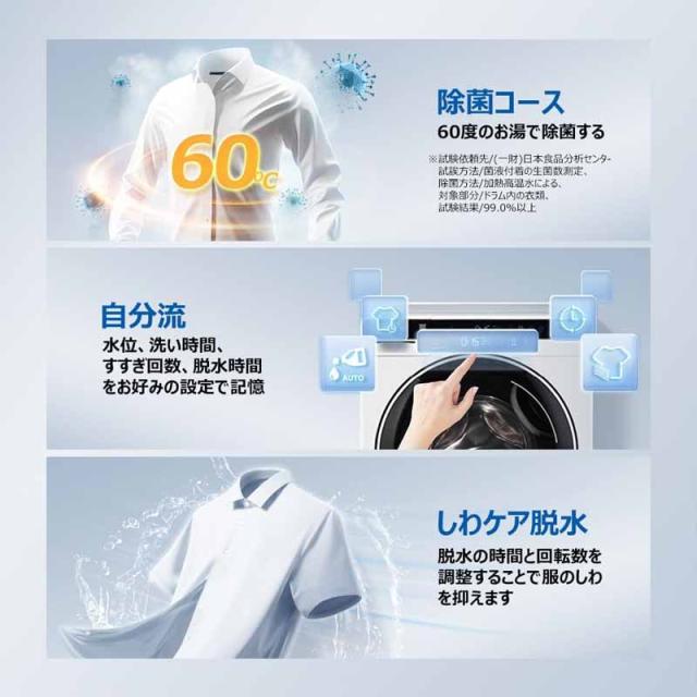 Haier ハイアール 【Bエリア限定配送】【標準設置無料】JW-T45SA(W)ドラム式洗濯機【4.5kg】ホワイト