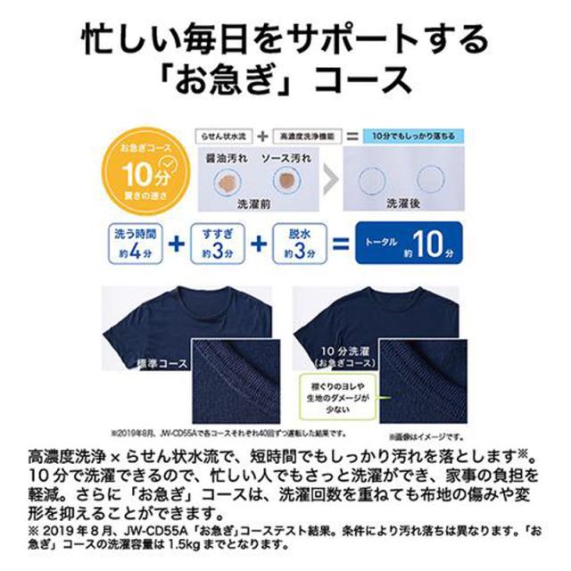 Haier ハイアール 洗濯機 6kg 縦型 全自動 高濃度スパイラル洗浄 JW 