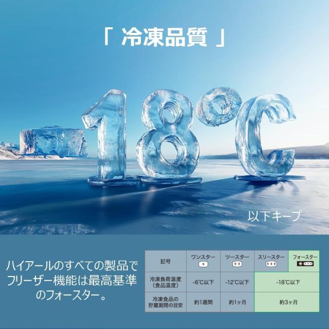 Haier ハイアール 【Bエリア限定配送】JF-HSU10A(W)ホ前開き冷凍庫