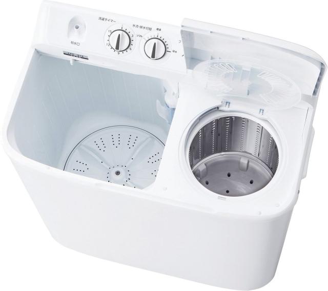 Haier ハイアール 二槽式洗濯機 洗濯5.5脱水5.0kg JW-HSW50A W ホワイト「Bエリア限定配送」_10
