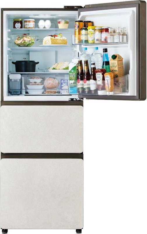 Haier ハイアール 冷蔵庫 右開き3ドア 325L SLIMOREX(スリモアエックス)JR-CVM33A W「Bエリア限定配送」_18