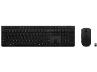 Lenovo レノボ Lenovo プロフェッショナル ワイヤレス 充電式 キーボード&マウス - 日本語 4X31K03952の通販は 11,244円