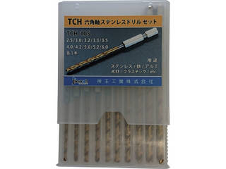 jinnoh 神王工業 ステンレスドリル 10本組 TCH-10S