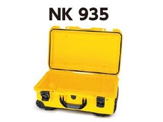 TAKACHI タカチ電機工業 防水キャリングケース内装スポンジ無タイプ イエロー NK935Y