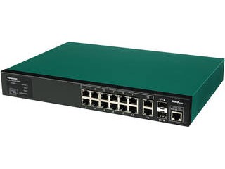 パナソニックLSネットワークス 給電機能付 14ポート+SFP2スロット スイッチングハブ PN28128S SK-EML12TPoE+