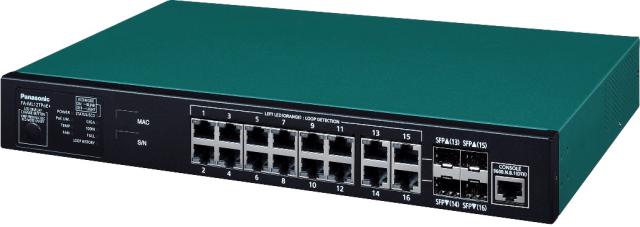 パナソニックEWネットワークス 16ポート PoE給電スイッチングハブ FA-ML12TPoE+ PN231293の通販は 102,444円