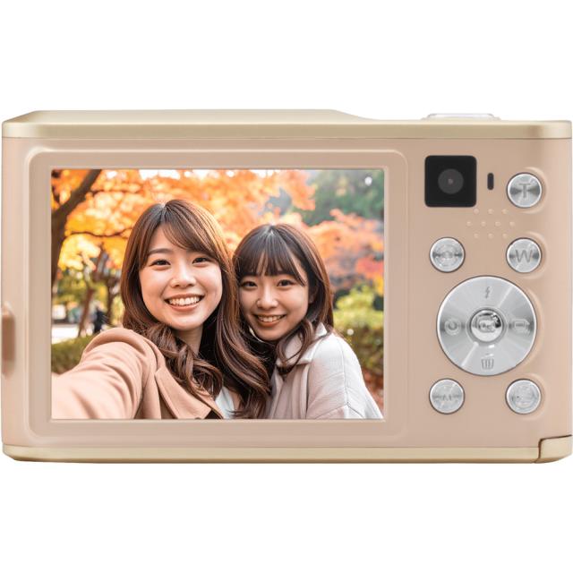 aiwaデジタル コンパクトデジタルカメラ aiwa cam DCB ライトブロンズ JA4-DCM0001(LB)_1