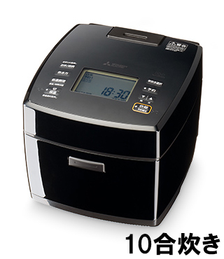 MITSUBISHI 三菱 NJ-VP18H-B(黒曜)　IH炊飯器　備長炭 炭炊釜 「熾火」 10合炊き